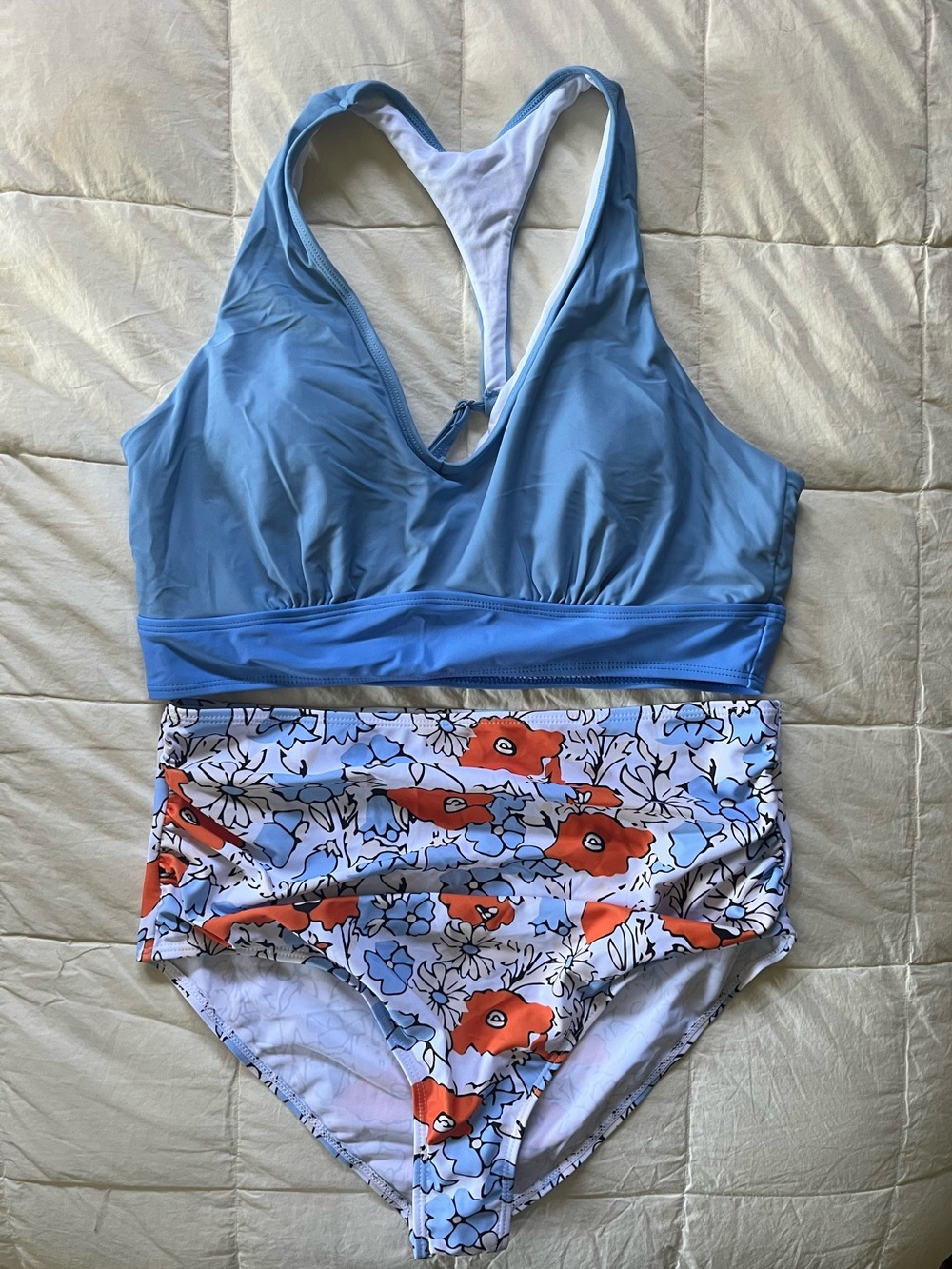 Two Piece Women’s Swim Suit, size L